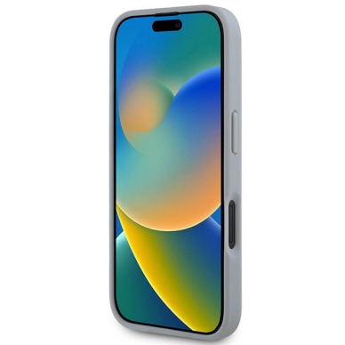 iPhone 16 – BMW M Carbon Tricolor Line MagSafe dėklas - Pilkas 4