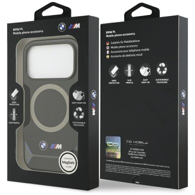 iPhone 17 Pro BMW M IML Metal Buttons & Logo MagSafe dėklas – mėlynas 7