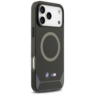iPhone 17 Pro Max BMW M IML Metal Buttons & Logo MagSafe dėklas – mėlynas 3
