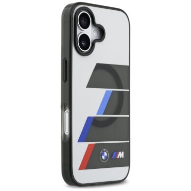 iPhone 17 BMW M IML Metal Buttons Tricolor Lines MagSafe dėklas – pilkas 3 iPhone 17 BMW M IML Metal Buttons Tricolor Lines MagSafe dėklas – pilkas 3