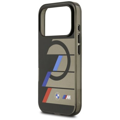 iPhone 17 Pro BMW M IML Metal Buttons Tricolor Lines MagSafe dėklas – juodas 5