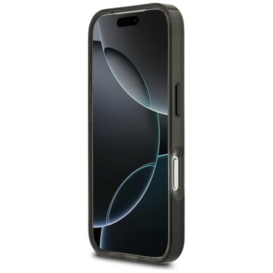 iPhone 17 Pro Max BMW M IML Metal Buttons Tricolor Lines MagSafe dėklas – juodas 4