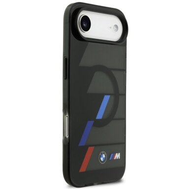 iPhone Air BMW M IML Metal Buttons Tricolor Lines MagSafe dėklas – juodas 3