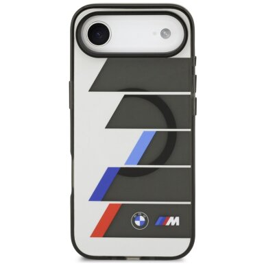 iPhone Air BMW M IML Metal Buttons Tricolor Lines MagSafe dėklas – pilkas 2