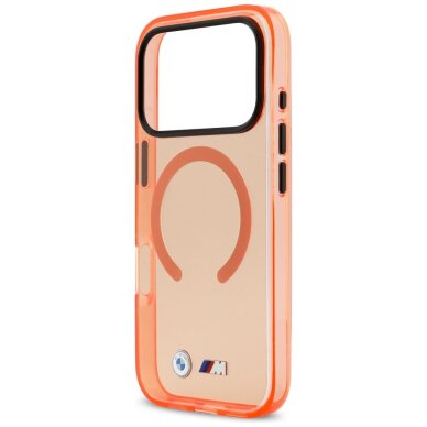iPhone 17 Pro BMW M IML Metal Logos MagSafe dėklas – Pro oranžinis 5