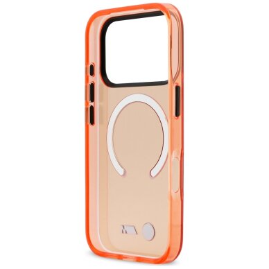 iPhone 17 Pro BMW M IML Metal Logos MagSafe dėklas – Pro oranžinis 6