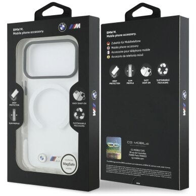 iPhone 17 Pro Max BMW M IML Shockproof Metal Logos MagSafe dėklas – skaidrus 7 iPhone 17 Pro Max BMW M IML Shockproof Metal Logos MagSafe dėklas – skaidrus 7