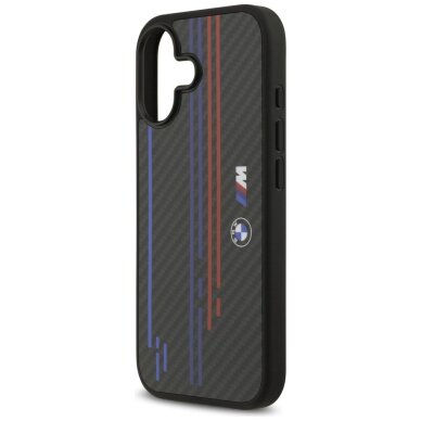 iPhone 17 dėklas BMW M Kevlar Lines & Logo su MagSafe – juodas 4 iPhone 17 dėklas BMW M Kevlar Lines & Logo su MagSafe – juodas 4