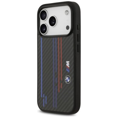 iPhone 17 Pro dėklas BMW M Kevlar Lines & Logo su MagSafe – juodas 1 iPhone 17 Pro dėklas BMW M Kevlar Lines & Logo su MagSafe – juodas 1