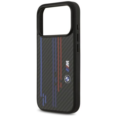 iPhone 17 Pro dėklas BMW M Kevlar Lines & Logo su MagSafe – juodas 4 iPhone 17 Pro dėklas BMW M Kevlar Lines & Logo su MagSafe – juodas 4