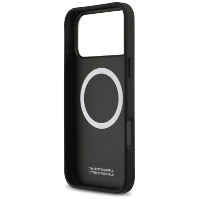 iPhone 17 Pro Max dėklas BMW M Kevlar Lines & Logo su MagSafe – juodas 6
