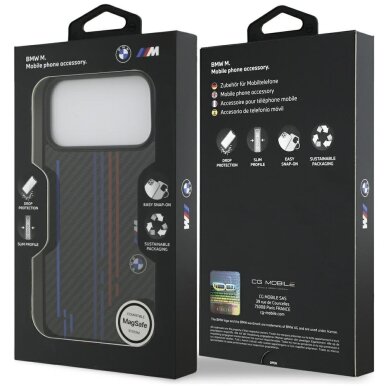 iPhone 17 Pro Max dėklas BMW M Kevlar Lines & Logo su MagSafe – juodas 7 iPhone 17 Pro Max dėklas BMW M Kevlar Lines & Logo su MagSafe – juodas 7