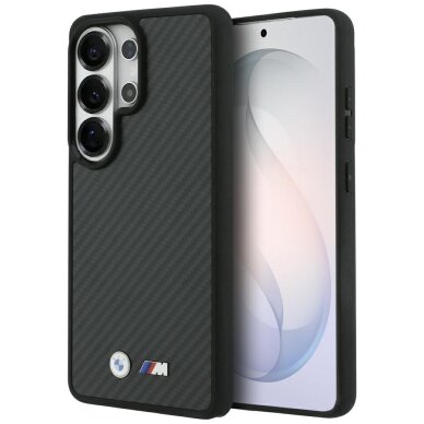 Samsung Galaxy S26 Ultra BMW M Kevlar Logo MagSafe dėklas – juodas Samsung Galaxy S26 Ultra BMW M Kevlar Logo MagSafe dėklas – juodas