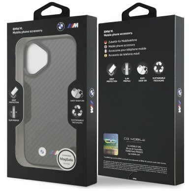 iPhone 17 BMW M Kevlar Matt MagSafe dėklas – juodas 7