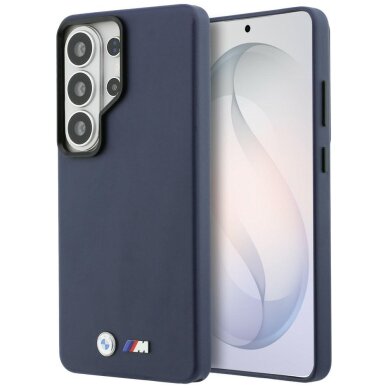 Samsung Galaxy S26 Ultra BMW M Metal Logo MagSafe dėklas – tamsiai mėlynas Samsung Galaxy S26 Ultra BMW M Metal Logo MagSafe dėklas – tamsiai mėlynas