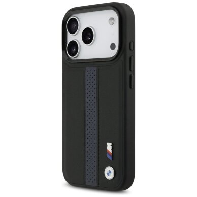 iPhone 17 Pro BMW M Perforated Stripe Logo MagSafe dėklas – mėlynas 1 iPhone 17 Pro BMW M Perforated Stripe Logo MagSafe dėklas – mėlynas 1