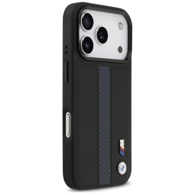 iPhone 17 Pro BMW M Perforated Stripe Logo MagSafe dėklas – mėlynas 3