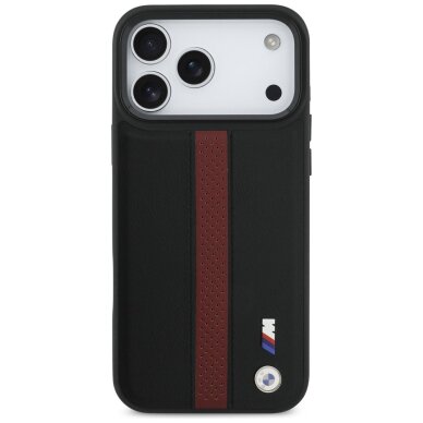 iPhone 17 Pro Max dėklas BMW M Perforated Stripe Logo, MagSafe – raudonas 2 iPhone 17 Pro Max dėklas BMW M Perforated Stripe Logo, MagSafe – raudonas 2