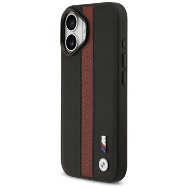 iPhone 17 BMW M Perforated Stripe Logo MagSafe dėklas – raudonas 1 iPhone 17 BMW M Perforated Stripe Logo MagSafe dėklas – raudonas 1