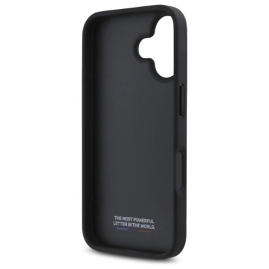 iPhone 16 – BMW M Perforated Tricolor Detail Line dėklas - Juodas 6