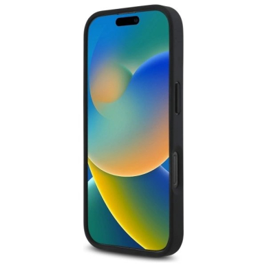 iPhone 16 Pro – BMW M Perforated Tricolor Detail Line dėklas - Juodas 4
