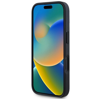 iPhone 16 Plus – BMW M Perforated Tricolor Line MagSafe dėklas - Juodas 4