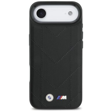 iPhone 17 Air dėklas BMW M Quilted Logo, MagSafe – juodas 2 iPhone 17 Air dėklas BMW M Quilted Logo, MagSafe – juodas 2