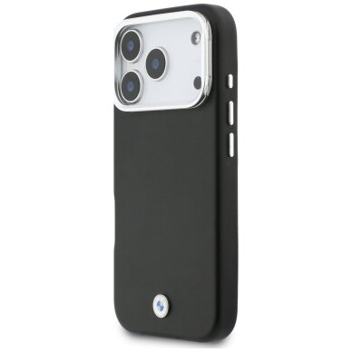 iPhone 17 Pro BMW M Sign Metal Logo MagSafe dėklas – juodas 1