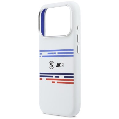 iPhone 17 Pro BMW M silikoninis MagSafe dėklas su horizontalia linija – baltas 5 iPhone 17 Pro BMW M silikoninis MagSafe dėklas su horizontalia linija – baltas 5