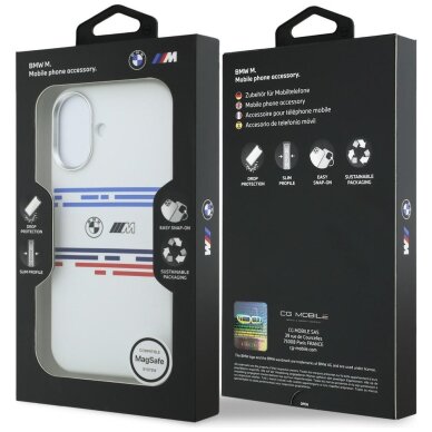 iPhone 17 BMW M silikoninis MagSafe dėklas su horizontalia linija – baltas 7 iPhone 17 BMW M silikoninis MagSafe dėklas su horizontalia linija – baltas 7
