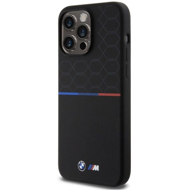 BMW M Silicone Pattern MagSafe Dėklas skirtas iPhone 15 Pro Max - Juodas 1 BMW M Silicone Pattern MagSafe Dėklas skirtas iPhone 15 Pro Max - Juodas 1