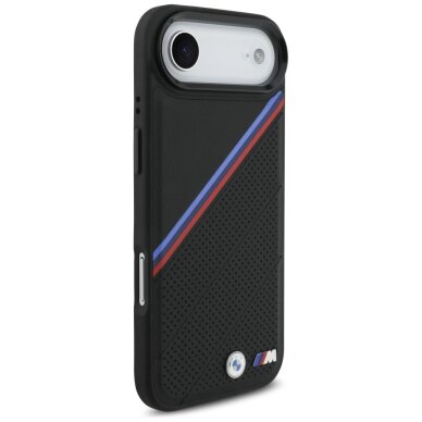 iPhone 17 Air dėklas BMW M Tricolor Metal Logo, MagSafe – juodas 3 iPhone 17 Air dėklas BMW M Tricolor Metal Logo, MagSafe – juodas 3