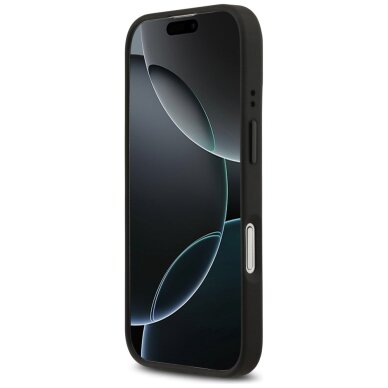 iPhone 17 dėklas BMW M Tricolor Metal Logo, MagSafe – pilkas 4