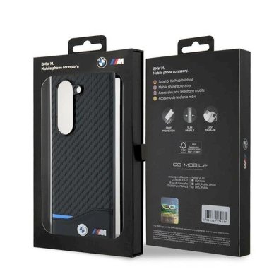 BMW Magsafe Carbon Dėklas Samsung Galaxy Z Fold 6 - Juodas 6 BMW Magsafe Carbon Dėklas Samsung Galaxy Z Fold 6 - Juodas 6