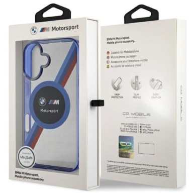 iPhone 16 – BMW Motosport IML Circle MagSafe dėklas - Juodas 7