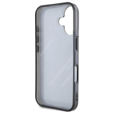 iPhone 16 Plus – BMW Motosport IML Random Stripes dėklas - Juodas 6