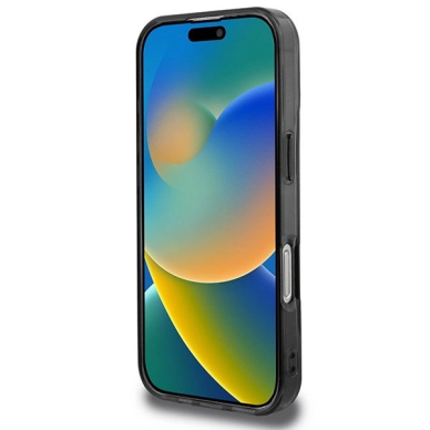 iPhone 16 Pro Max – BMW Motosport IML Random Stripes dėklas - Pilkas 4