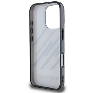 iPhone 16 Pro Max – BMW Motosport IML Random Stripes dėklas - Pilkas 6