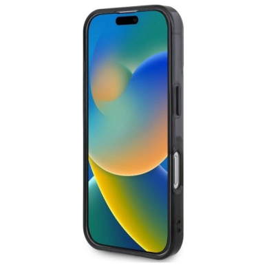 iPhone 16 Plus – BMW Motosport IML Vertical Stripe dėklas - Pilkas 4