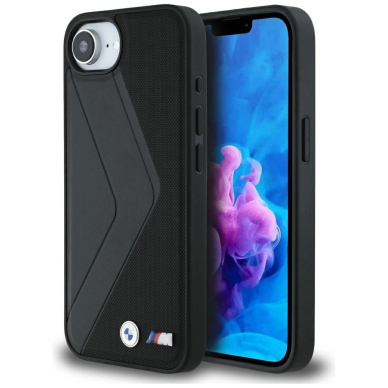 iPhone 16e – BMW Oversized Stripes MagSafe dėklas - Juodas