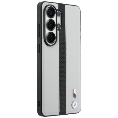 Samsung Galaxy S26 Ultra BMW Perforated Stripe Logo MagSafe dėklas – pilkas 3