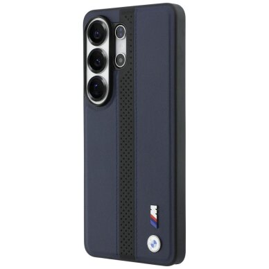 Samsung Galaxy S26 Ultra BMW Perforated Stripe Logo MagSafe dėklas – tamsiai mėlynas 1