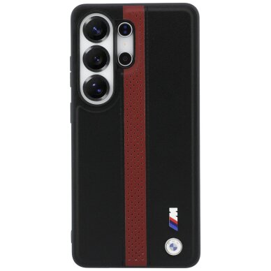 Samsung Galaxy S26 Ultra BMW Perforated Stripe Logo MagSafe dėklas – raudonas 2 Samsung Galaxy S26 Ultra BMW Perforated Stripe Logo MagSafe dėklas – raudonas 2