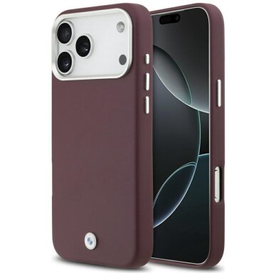 iPhone 17 Pro Max BMW Sign Full Wrapped Metal MagSafe dėklas – raudonas iPhone 17 Pro Max BMW Sign Full Wrapped Metal MagSafe dėklas – raudonas