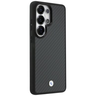 Samsung Galaxy S26 Ultra BMW Sign Magnetic Carbon Fiber MagSafe dėklas – juodas 3