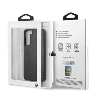 Samsung Galaxy S21+ – BMW Signature Logo Imprint Dėklas - Navy Mėlynas 7