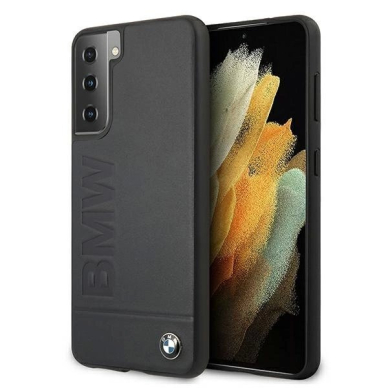 Samsung Galaxy S21+ – BMW Signature Logo Imprint Dėklas - Navy Mėlynas