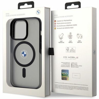 iPhone 14 Pro BMW Signature MagSafe dėklas – juodas 7