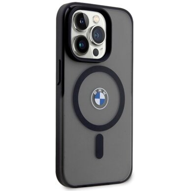 iPhone 14 Pro Max BMW Signature MagSafe dėklas – juodas 3