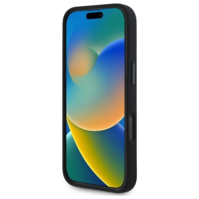 Orginalus BMW Dėklas Silicone Hexagon Blue Line MagSafe iPhone 16 Pro Max - Juodas 4 Orginalus BMW Dėklas Silicone Hexagon Blue Line MagSafe iPhone 16 Pro Max - Juodas 4